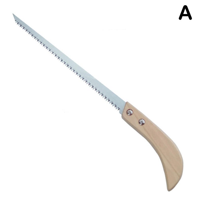 Small garden saw, woodworking saw, portable logging saw for outdoor camping, household fine-toothed tail saw, sharp manganese steel hand saw